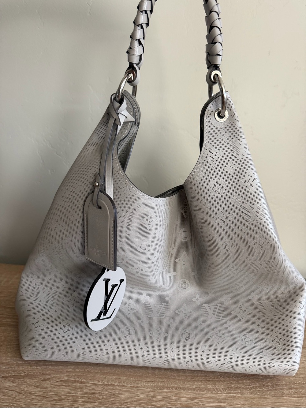 Louis Vuitton Mahina Galet Hobo Shoulder Bag